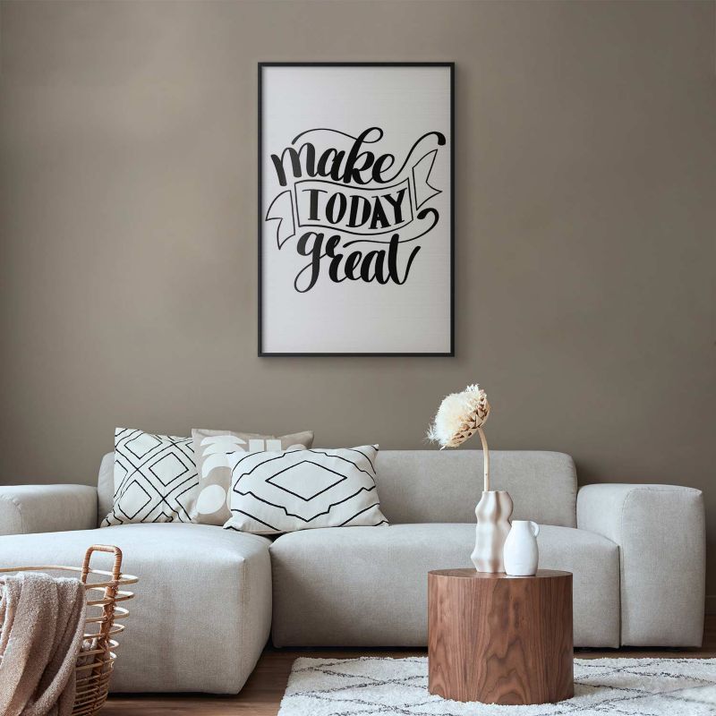 Plakat Artgeist Make today great 60x90 cm z ramą czarną 1 szt