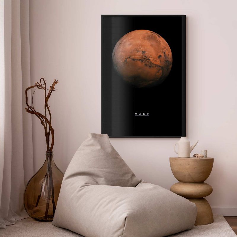 Plakat Artgeist Mars 29,7x42 cm z ramą czarną 1 szt