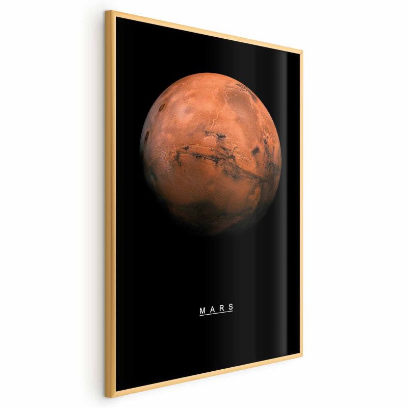 Plakat Artgeist Mars 60x90 cm z ramą złotą 1 szt