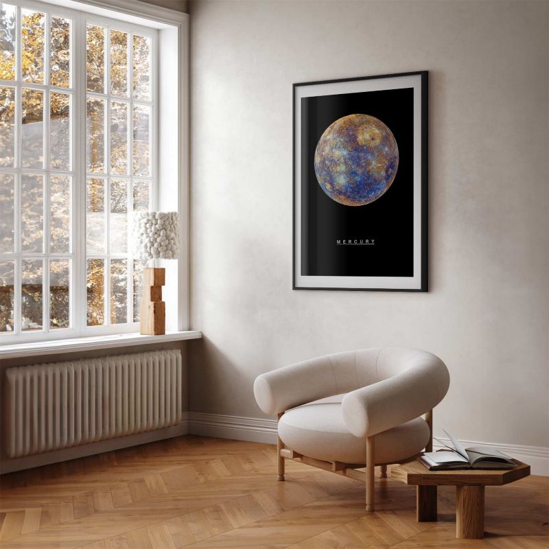 Plakat Artgeist Merkury 40x60 cm z ramą czarną 1 szt