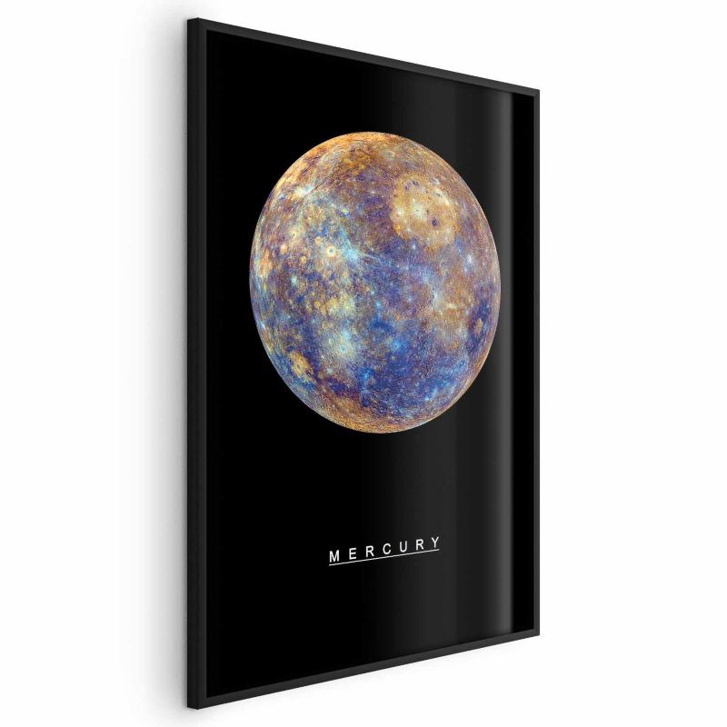 Plakat Artgeist Merkury 60x90 cm z ramą czarną 1 szt