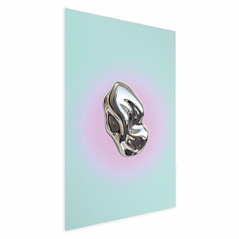 Plakat Artgeist Metaliczna Forma 21x30 cm bez ramy 1 szt