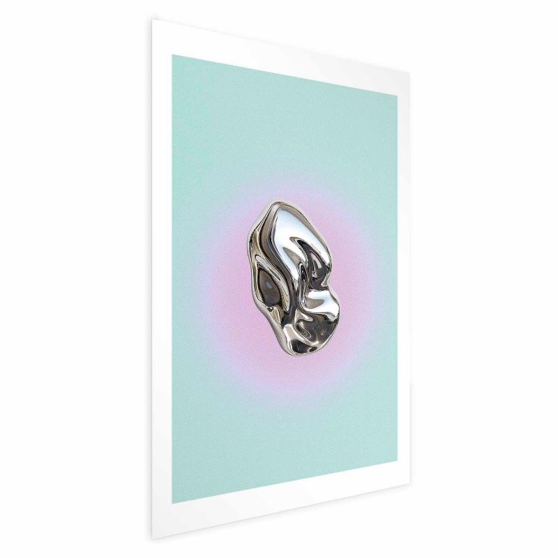 Plakat Artgeist Metaliczna Forma 40x60 cm bez ramy 1 szt