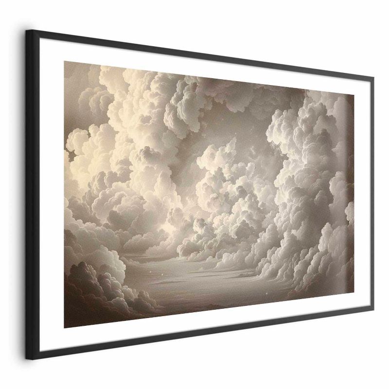Plakat Artgeist Miękka gra światła 60x40 cm z ramą czarną 1 szt