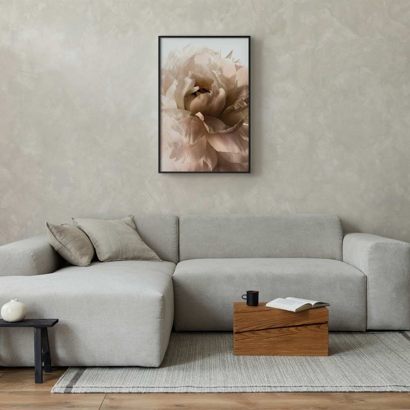 Plakat Artgeist Miękkie płatki 60x90 cm z ramą czarną 1 szt