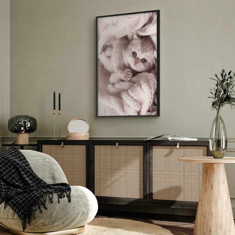 Plakat Artgeist Miłośnik wypoczynku 29,7x42 cm z ramą czarną 1 szt