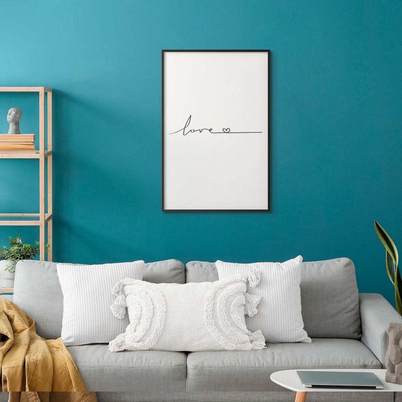 Plakat Artgeist Miłość wszędzie 21x30 cm z ramą czarną 1 szt