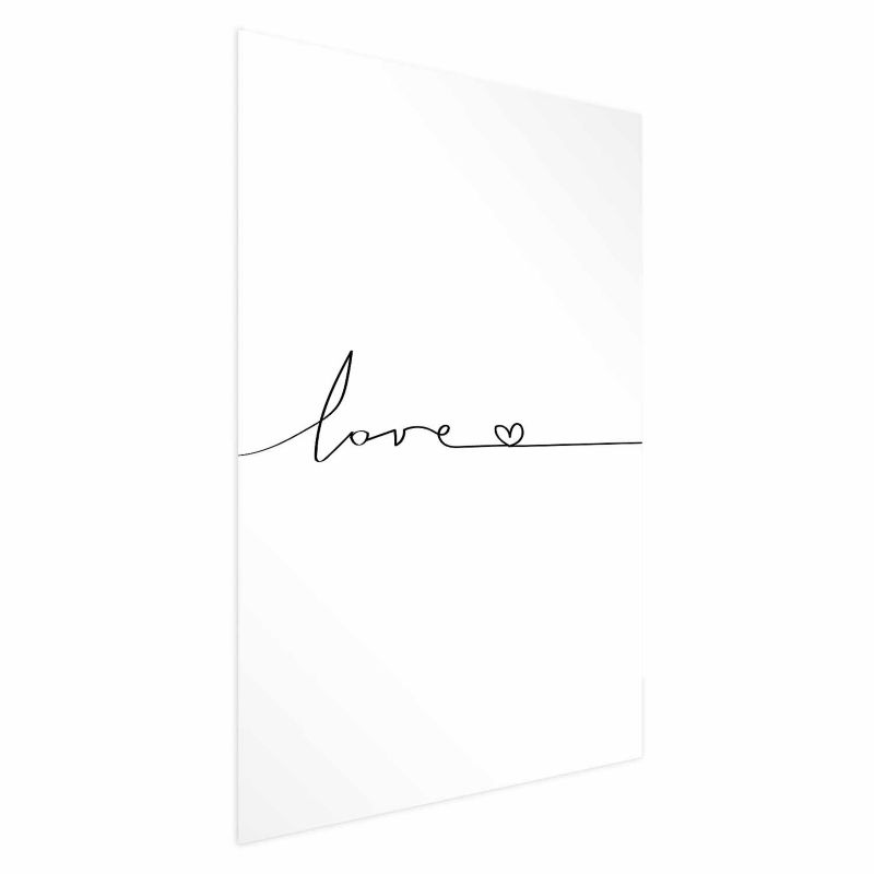 Plakat Artgeist Miłość wszędzie 29,7x42 cm bez ramy 1 szt