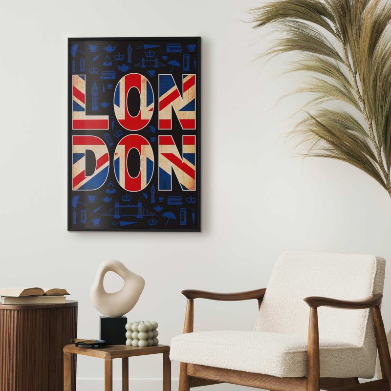 Plakat Artgeist Miasto kultury 21x30 cm z ramą czarną 1 szt