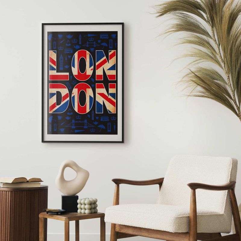 Plakat Artgeist Miasto kultury 21x30 cm z ramą czarną 1 szt