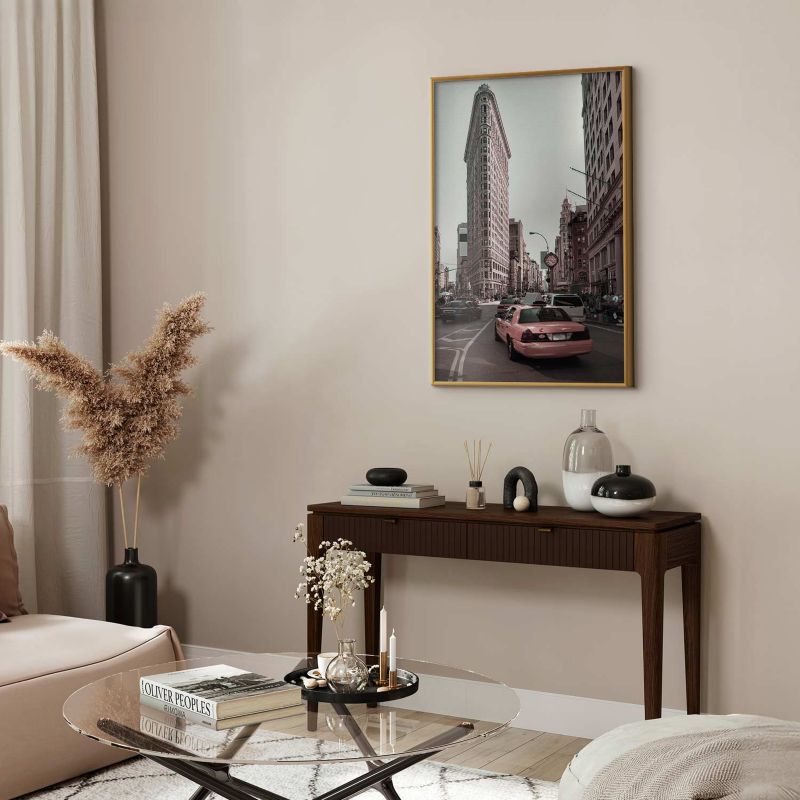 Plakat Artgeist Miejski ruch 40x60 cm z ramą złotą 1 szt