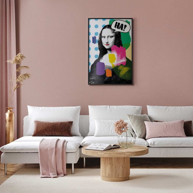 Plakat Artgeist Mona Lisa Pop-art 29,7x42 cm z ramą czarną 1 szt