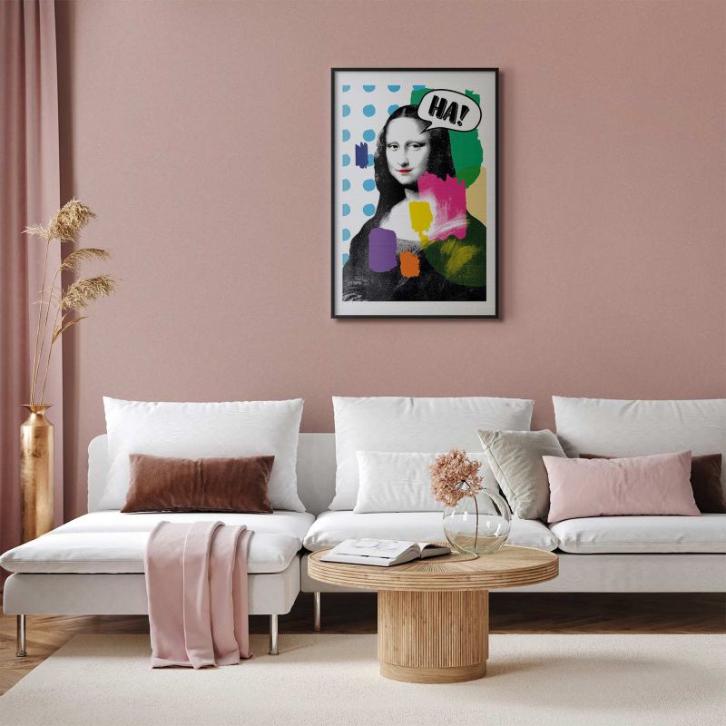Plakat Artgeist Mona Lisa Pop-art 29,7x42 cm z ramą czarną 1 szt