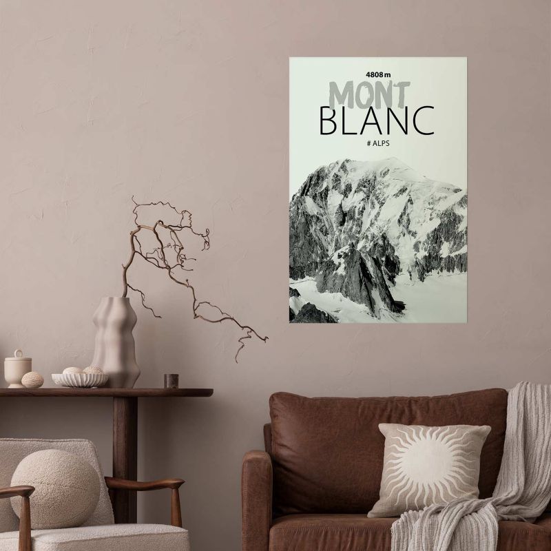 Plakat Artgeist Mont Blanc 60x90 cm bez ramy 1 szt