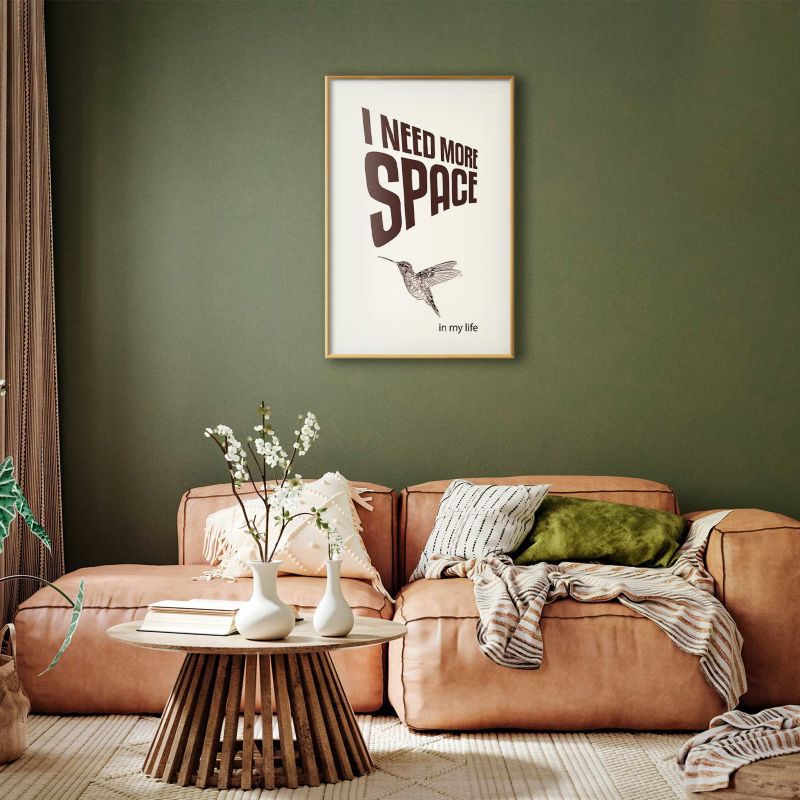 Plakat Artgeist More Space 60x90 cm z ramą złotą 1 szt