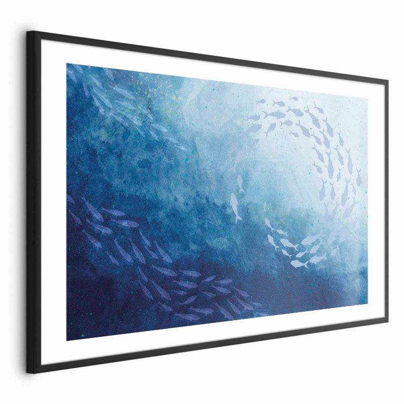 Plakat Artgeist Morska toń 30x21 cm z ramą czarną 1 szt