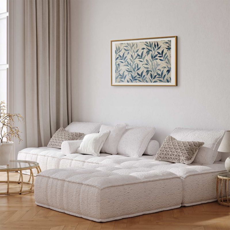 Plakat Artgeist Motyw botaniczny 30x21 cm z ramą złotą 1 szt