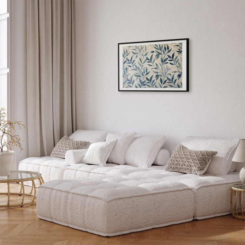 Plakat Artgeist Motyw botaniczny 60x40 cm z ramą czarną 1 szt