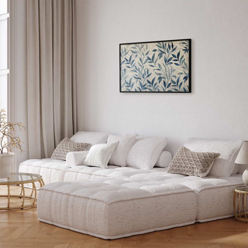 Plakat Artgeist Motyw botaniczny 90x60 cm z ramą czarną 1 szt
