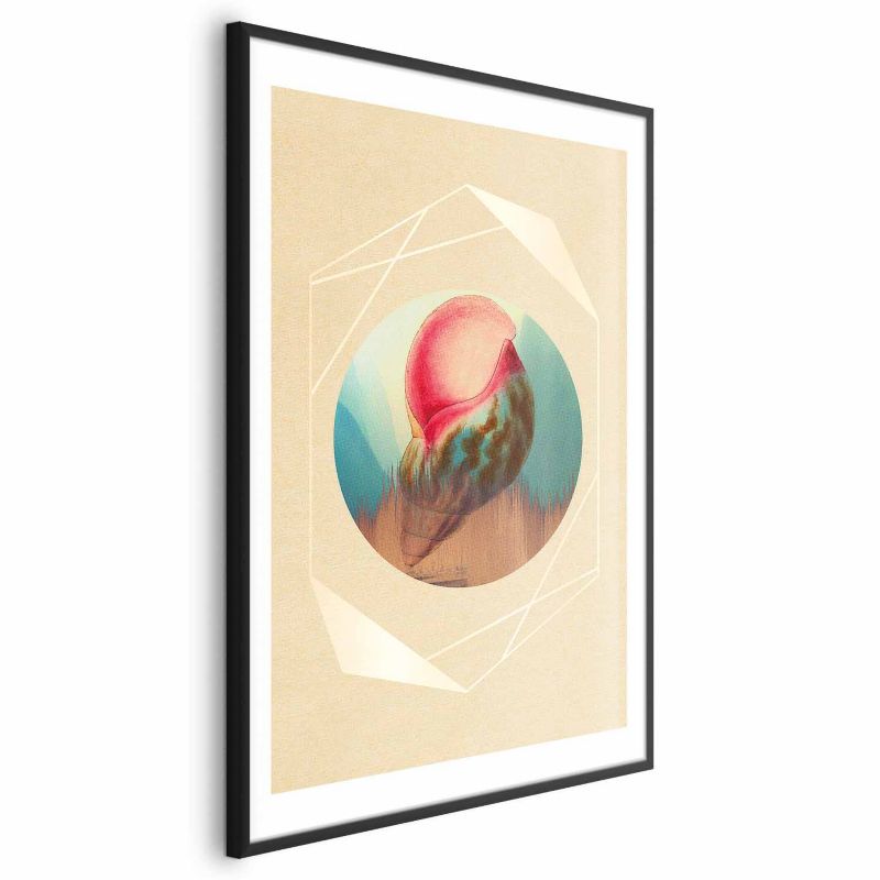 Plakat Artgeist Muszla 29,7x42 cm z ramą czarną 1 szt