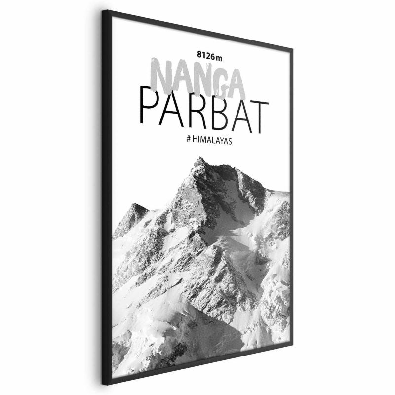 Plakat Artgeist Nanga Parbat 21x30 cm z ramą czarną 1 szt