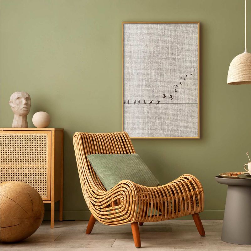 Plakat Artgeist Nauka latania 60x90 cm z ramą złotą 1 szt