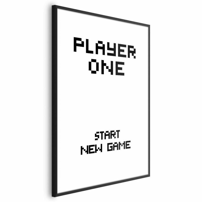 Plakat Artgeist New game 21x30 cm z ramą czarną 1 szt