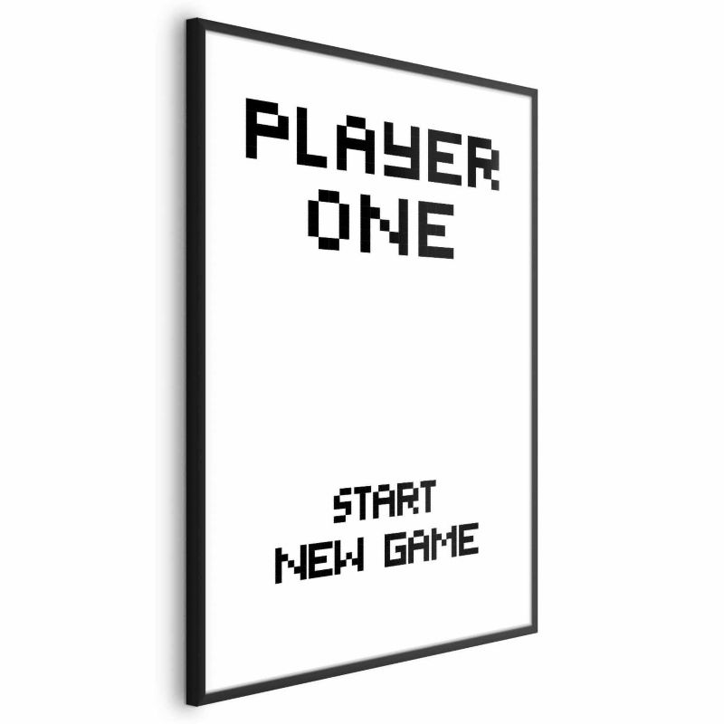 Plakat Artgeist New game 40x60 cm z ramą czarną 1 szt
