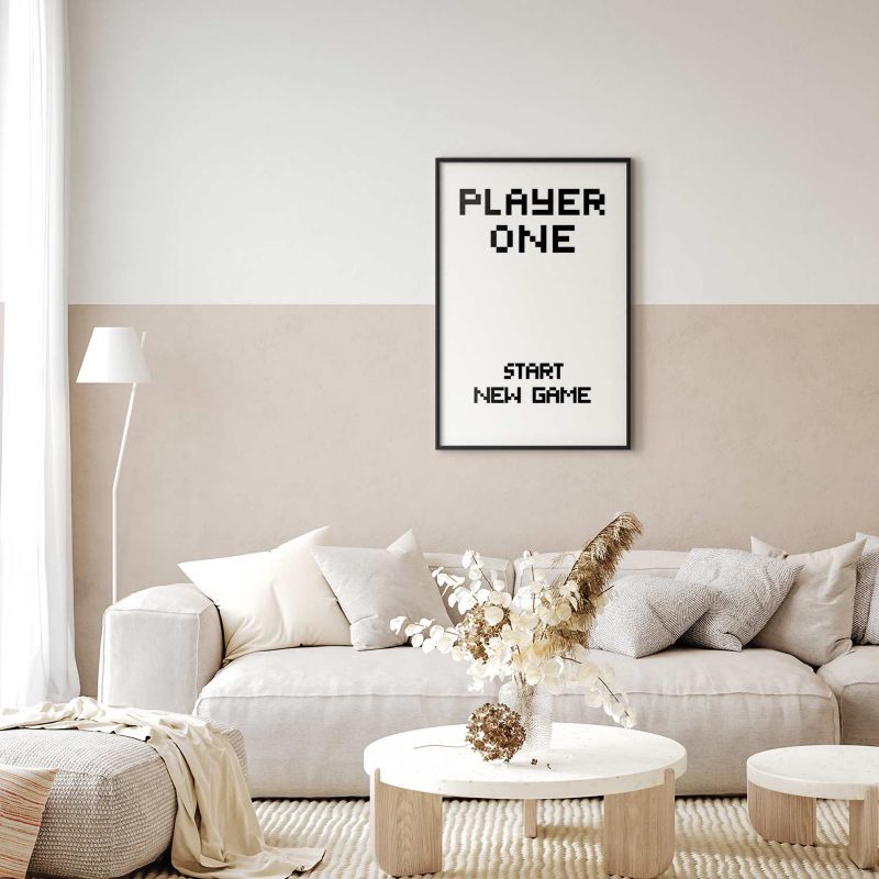 Plakat Artgeist New game 40x60 cm z ramą czarną 1 szt