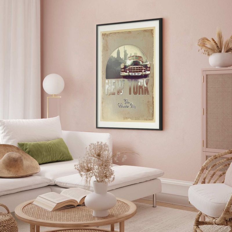 Plakat Artgeist New York 29,7x42 cm z ramą czarną 1 szt