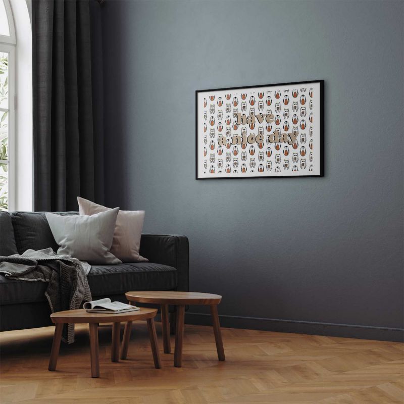 Plakat Artgeist Nice day 30x21 cm z ramą czarną 1 szt