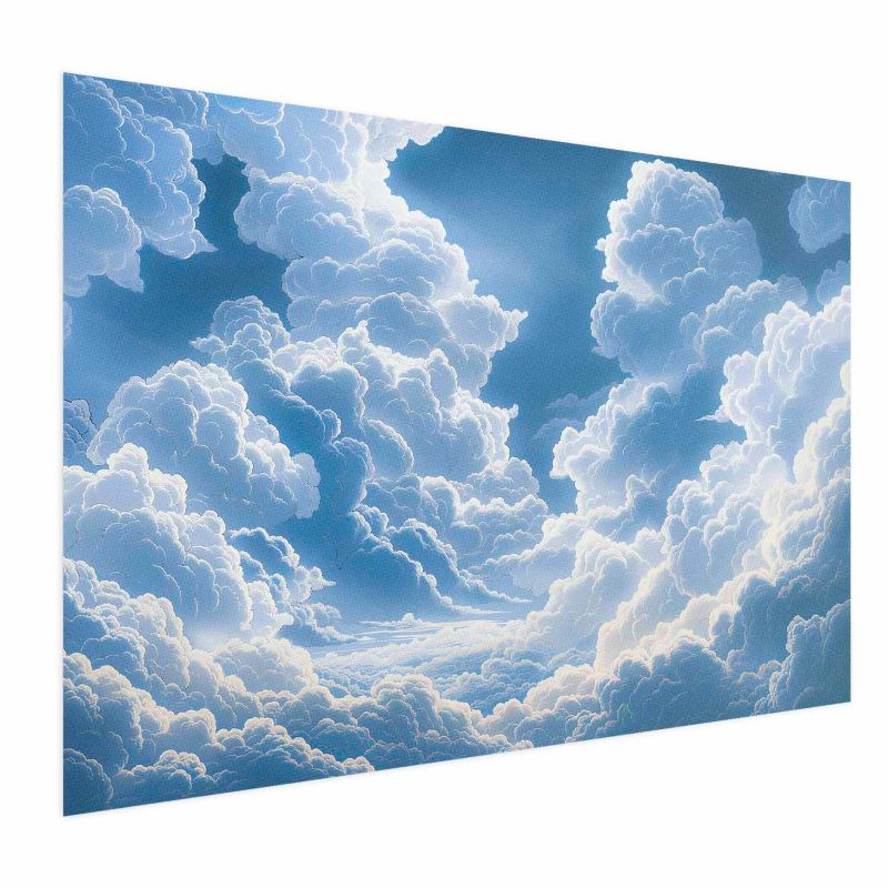 Plakat Artgeist Niebo i puchate chmury 42x29,7 cm bez ramy 1 szt