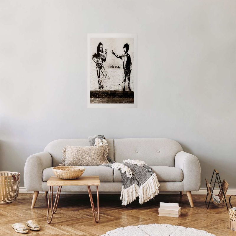 Plakat Artgeist Niegrzeczne dzieci 21x30 cm bez ramy 1 szt