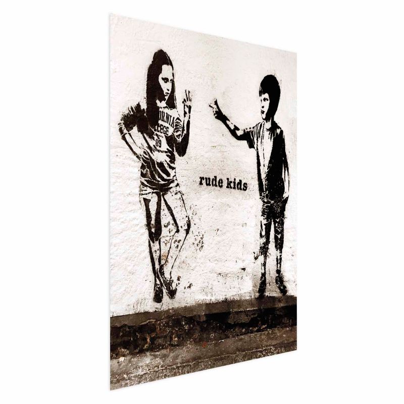 Plakat Artgeist Niegrzeczne dzieci 40x60 cm bez ramy 1 szt