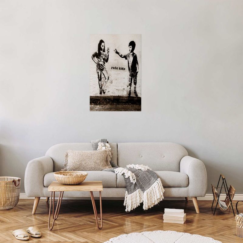 Plakat Artgeist Niegrzeczne dzieci 40x60 cm bez ramy 1 szt