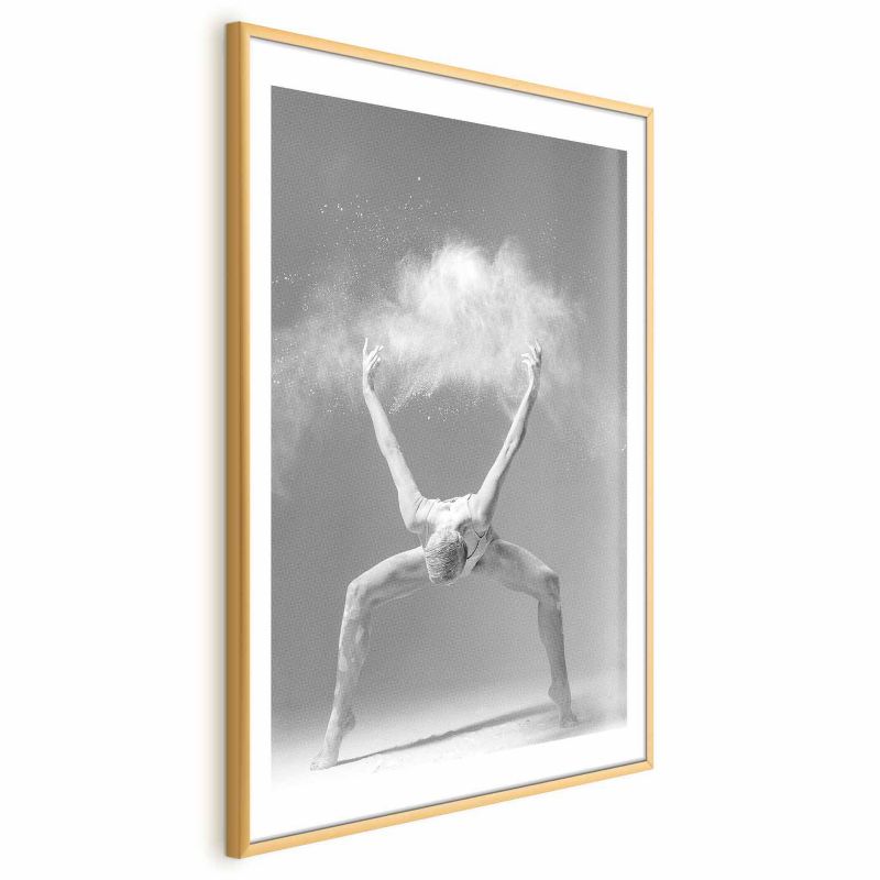 Plakat Artgeist Niesamowita poza 40x60 cm z ramą złotą 1 szt