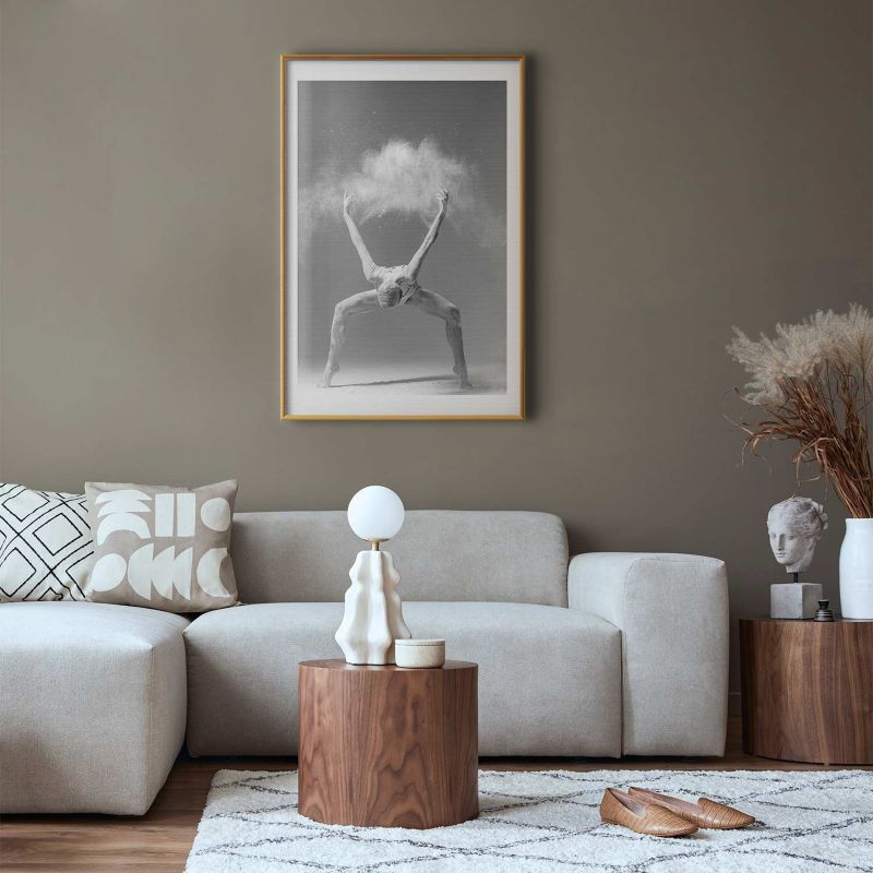 Plakat Artgeist Niesamowita poza 40x60 cm z ramą złotą 1 szt
