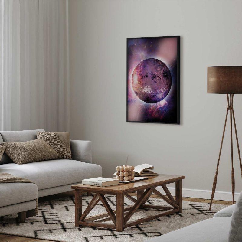 Plakat Artgeist Nieznana planeta 40x60 cm z ramą czarną 1 szt