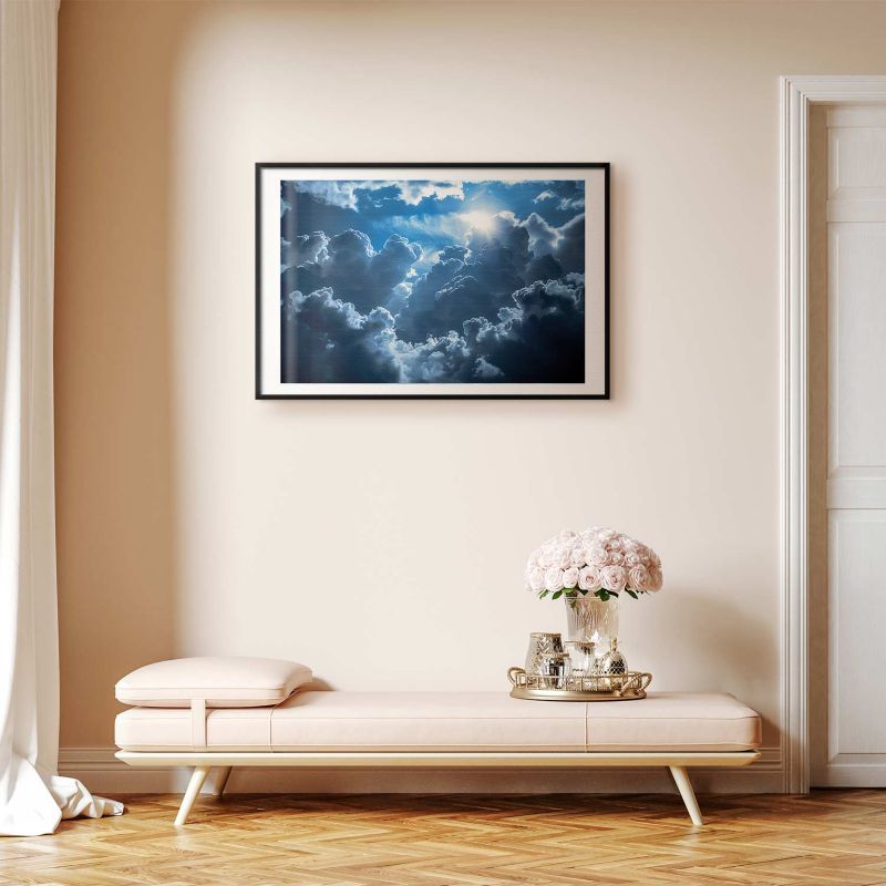 Plakat Artgeist Ożywiona sceneria 90x60 cm z ramą czarną 1 szt
