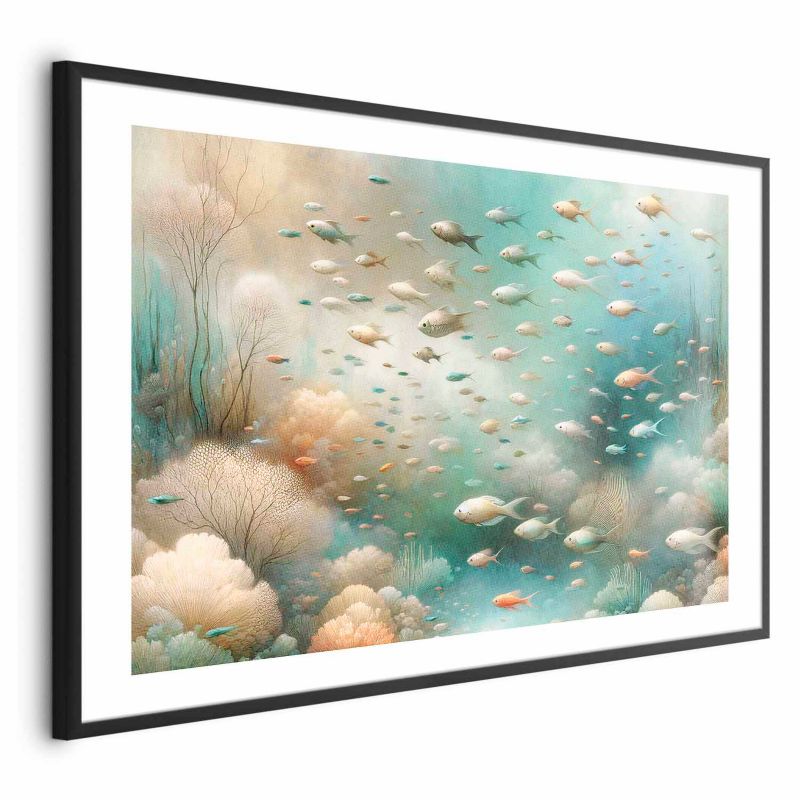 Plakat Artgeist Oceaniczne piękno 42x29,7 cm z ramą czarną 1 szt