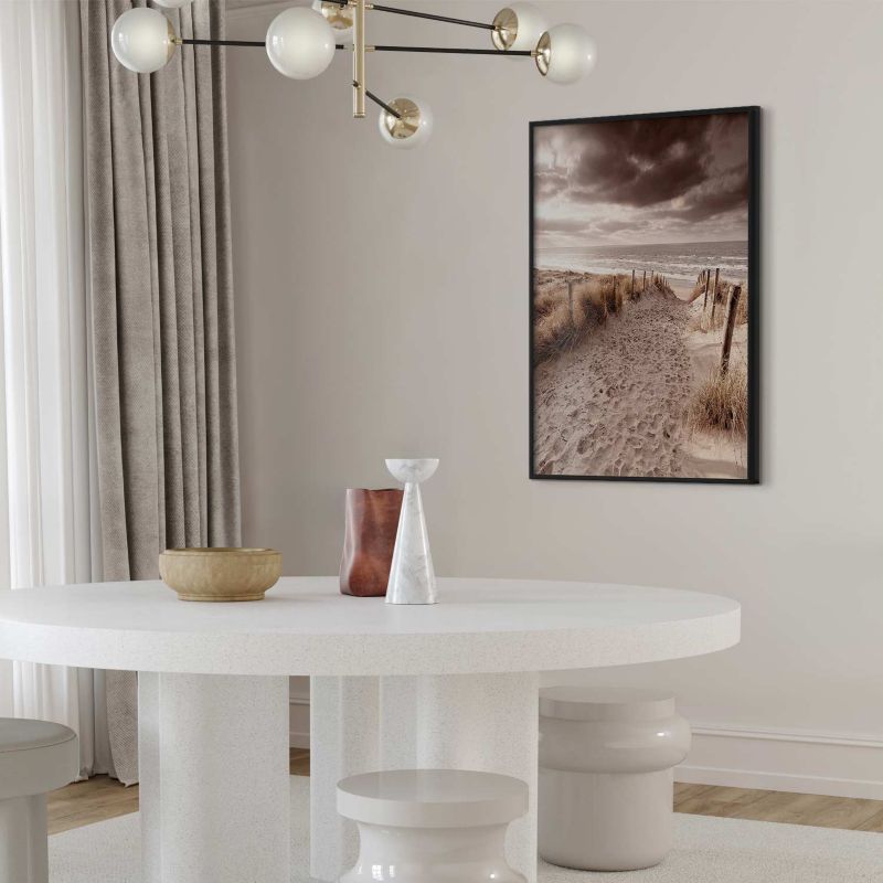 Plakat Artgeist Odległa wydma 21x30 cm z ramą czarną 1 szt