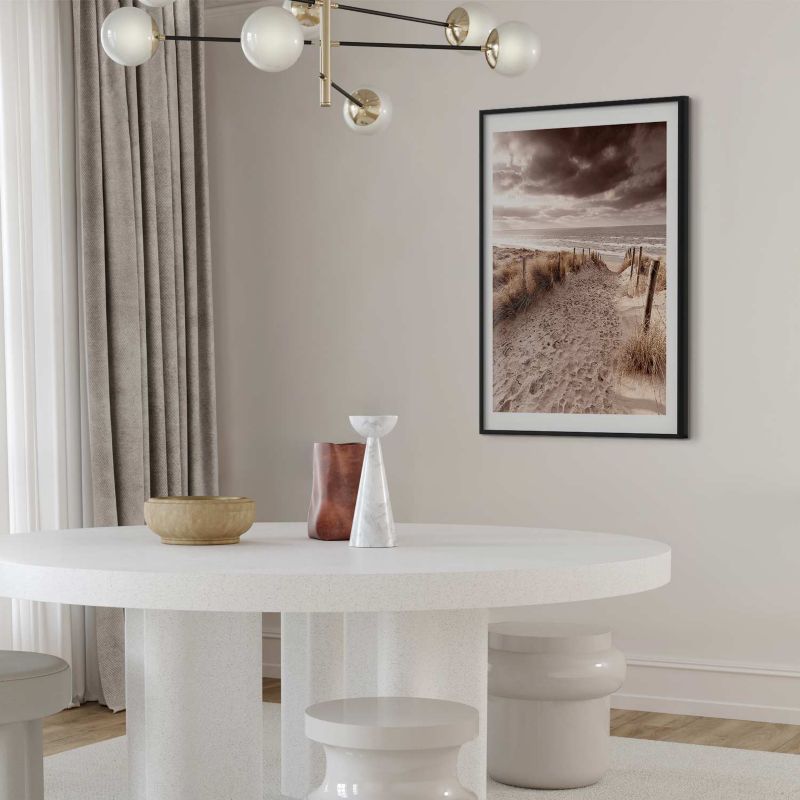 Plakat Artgeist Odległa wydma 40x60 cm z ramą czarną 1 szt