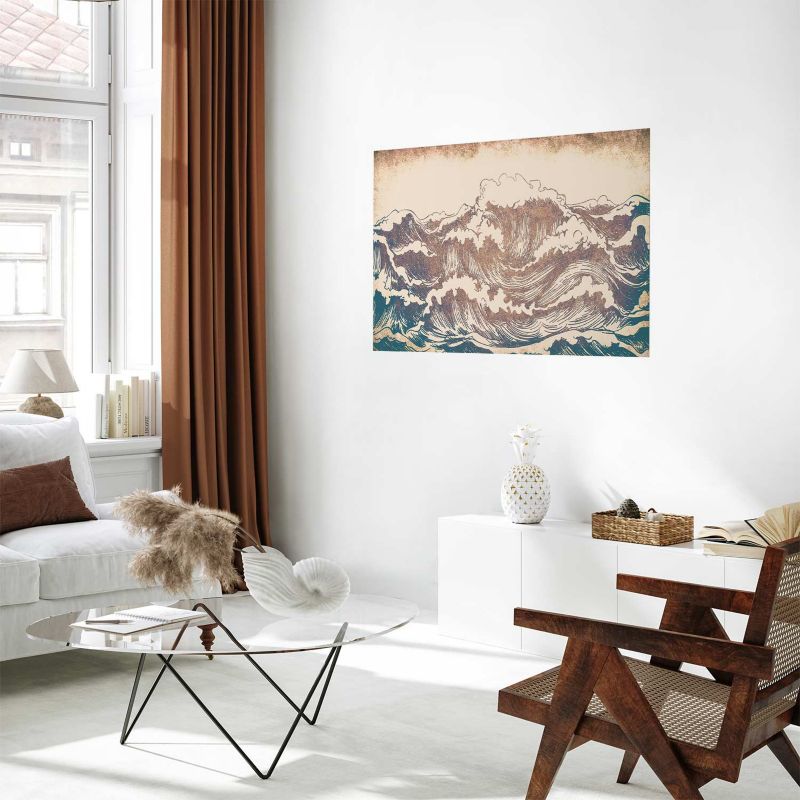 Plakat Artgeist Olbrzymie fale 30x21 cm bez ramy 1 szt