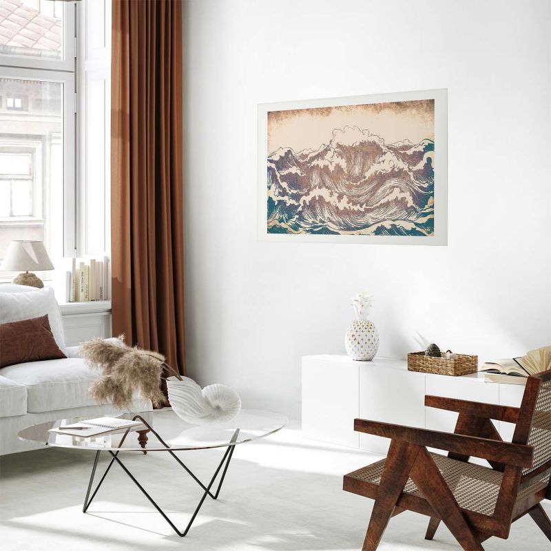 Plakat Artgeist Olbrzymie fale 30x21 cm bez ramy 1 szt