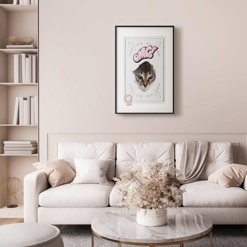 Plakat Artgeist OMG 29,7x42 cm z ramą czarną 1 szt