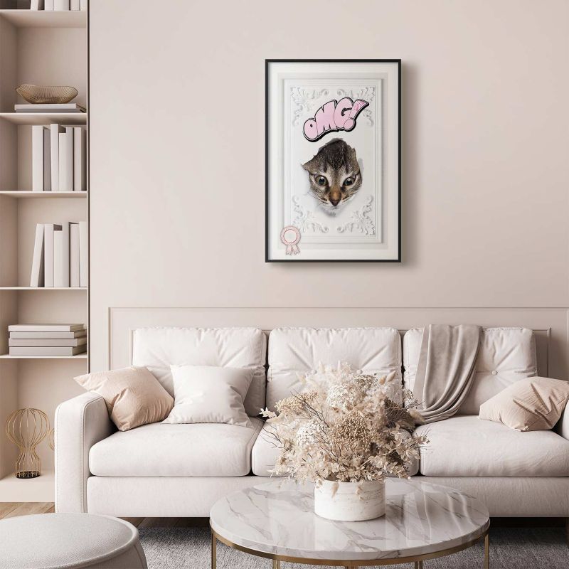 Plakat Artgeist OMG 40x60 cm z ramą czarną 1 szt