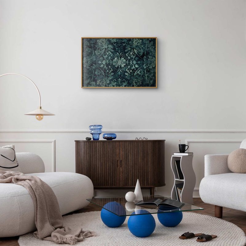 Plakat Artgeist Ornamenty dywanowe 60x40 cm z ramą złotą 1 szt