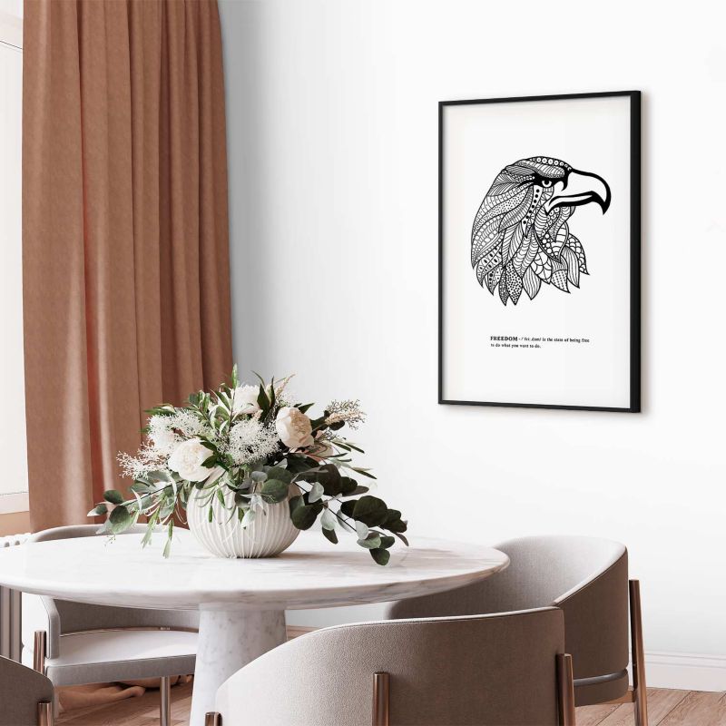 Plakat Artgeist Orzeł wolności 29,7x42 cm z ramą czarną 1 szt