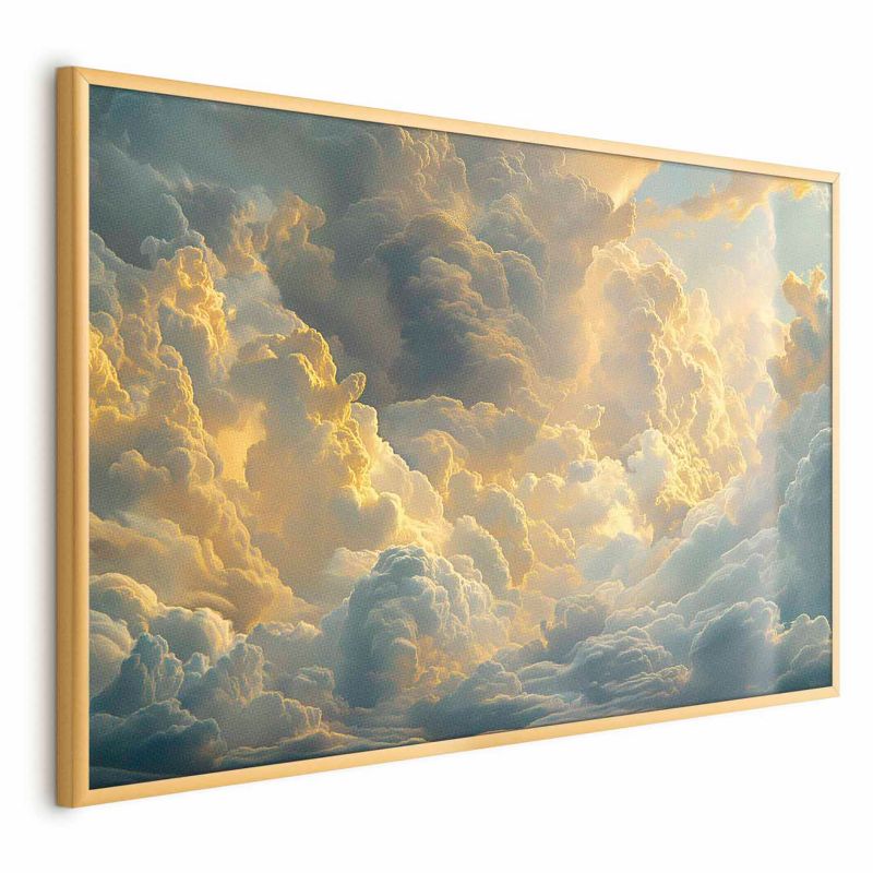 Plakat Artgeist Ostatnie tchnienie dnia 90x60 cm z ramą złotą 1 szt