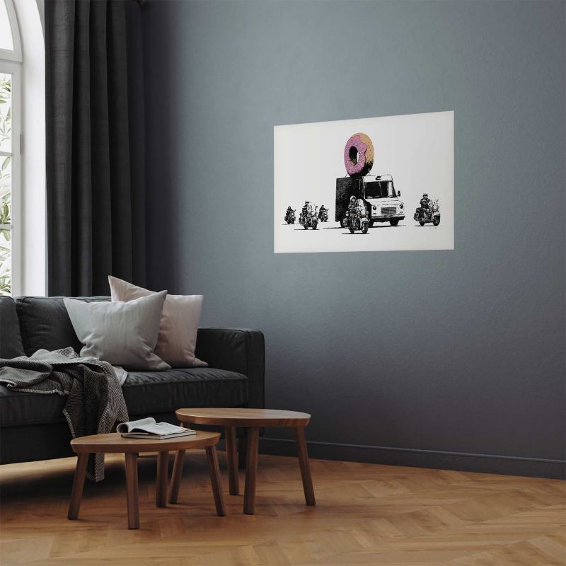 Plakat Artgeist Pączkowa policja 30x21 cm bez ramy 1 szt